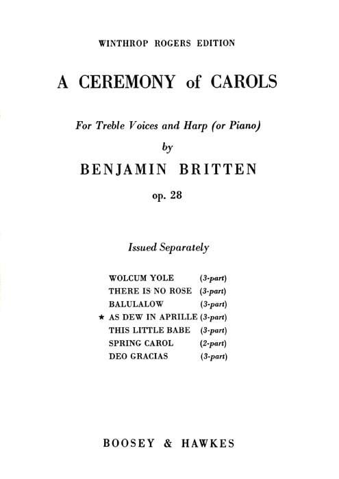 A Ceremony of Carols op. 28